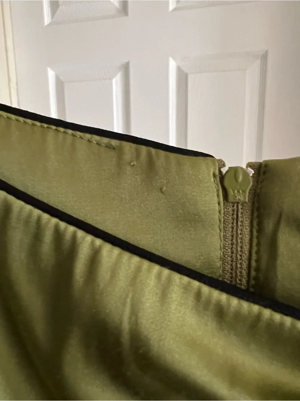 Stop Staring Green Timeless Satin Bow Dress - Picture 9 of 13